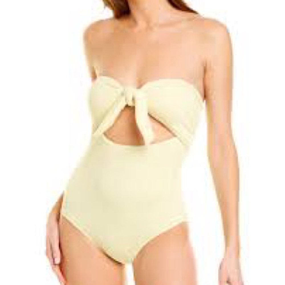 MOEVA Yellow One-Piece Swimsuit